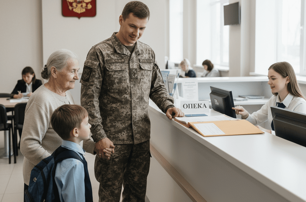 Как оформить опеку и пособия для семьи контрактника?
