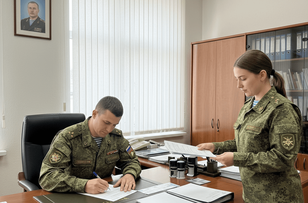 Как оформить отпуск и командировку для контрактника?