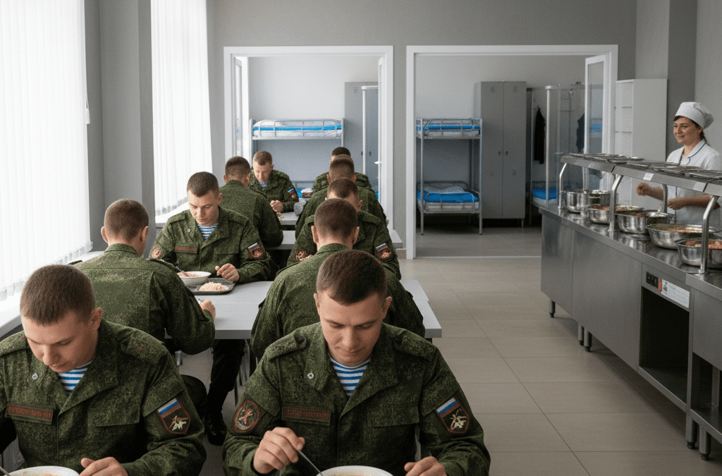 Как организовано питание и быт контрактников?