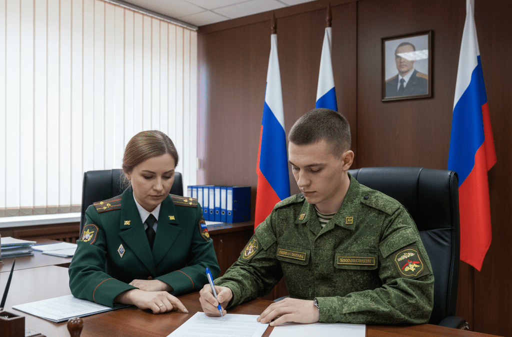 Как получить отношение из воинской части для подписания контракта?
