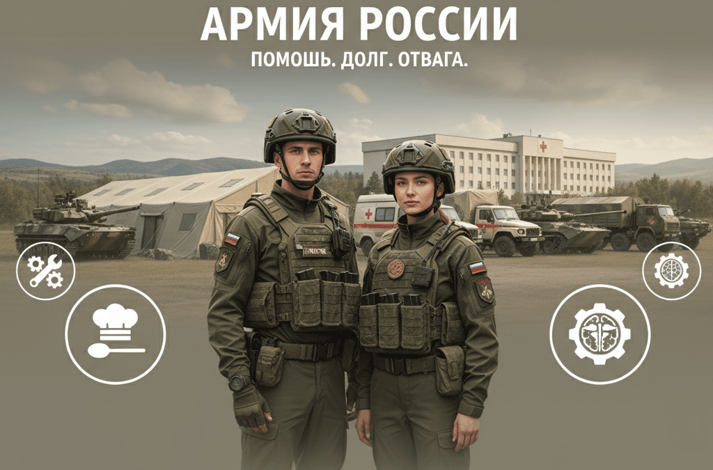 Как попасть на службу поваром, медиком, механиком или инженером?