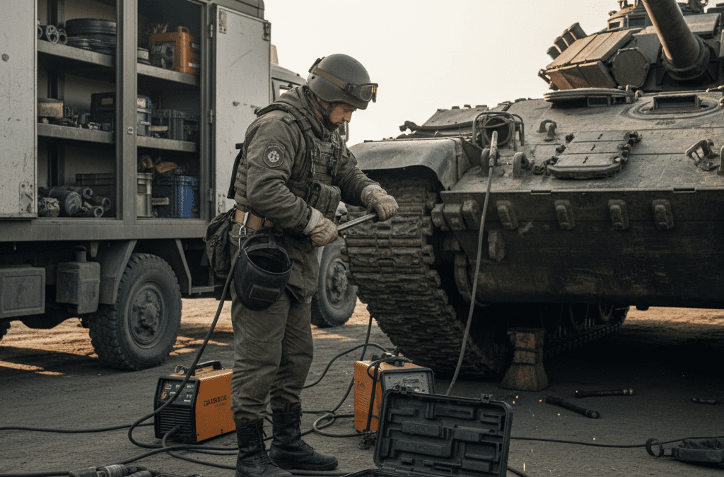Механик по ремонту бронетехники на СВО
