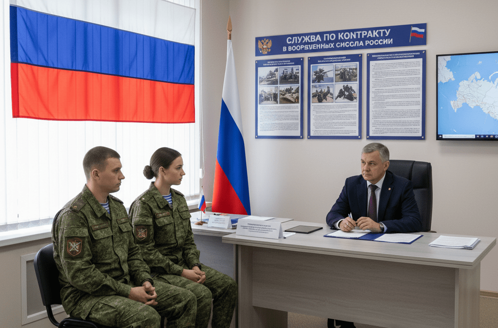 Подбор добровольцев для подписания контракта на СВО