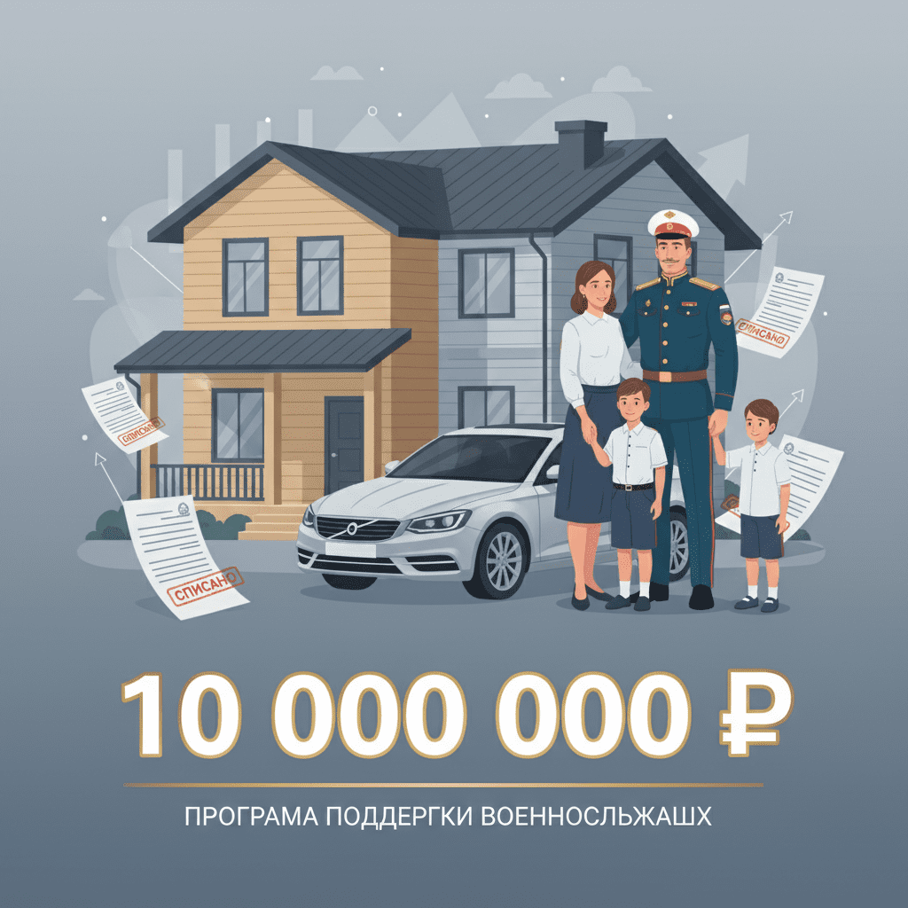 Списание долгов по кредитам до 10 миллионов рублей участникам СВО Списание долгов по кредитам до 10 миллионов рублей участникам СВО