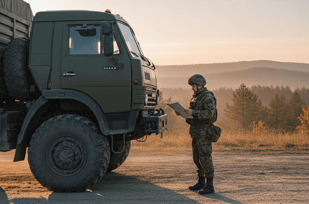 Водитель автомобиля на СВО