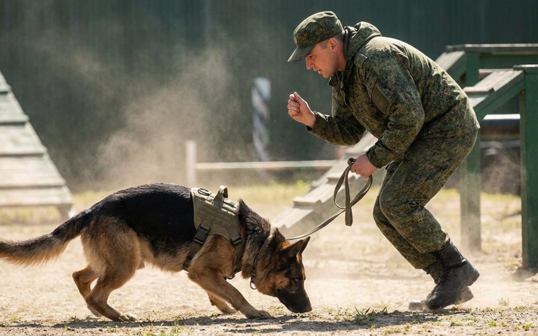 Как проходит подготовка служебных собак?