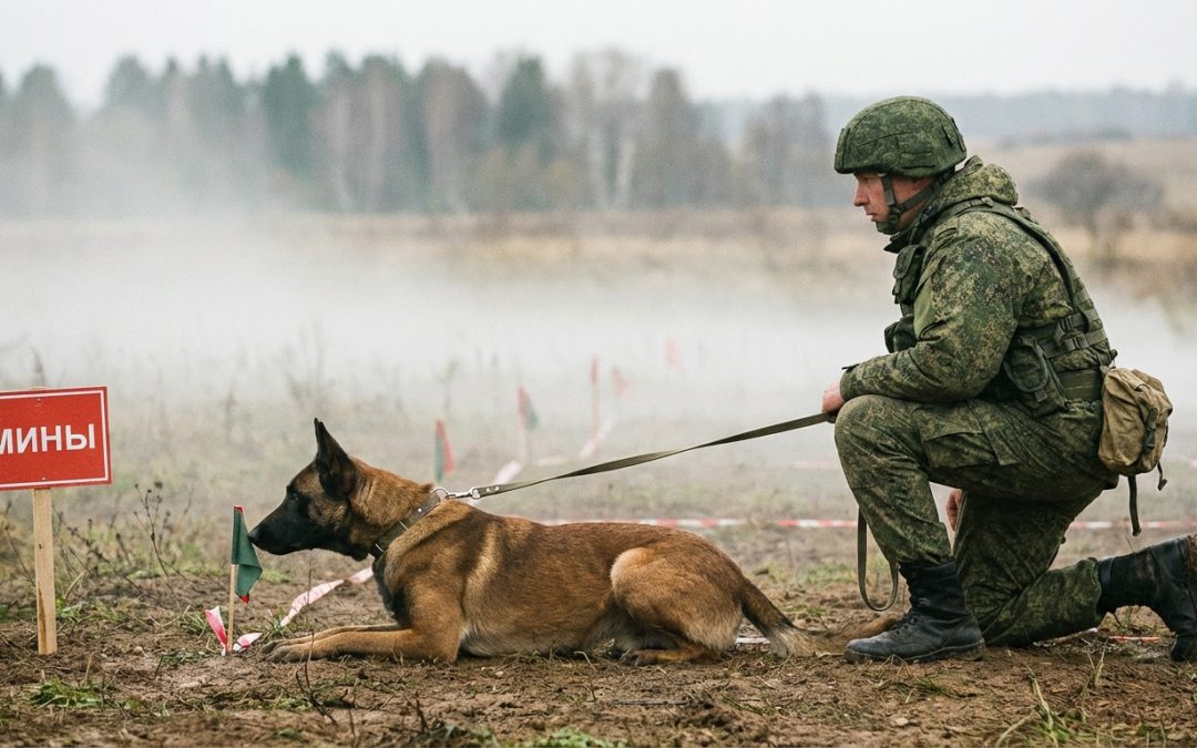 Как собаки помогают в поиске мин и диверсантов?