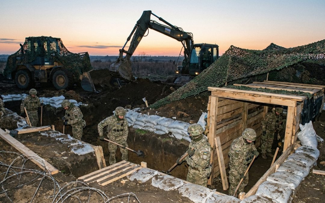 Как устроено строительство фортификаций на передовой?