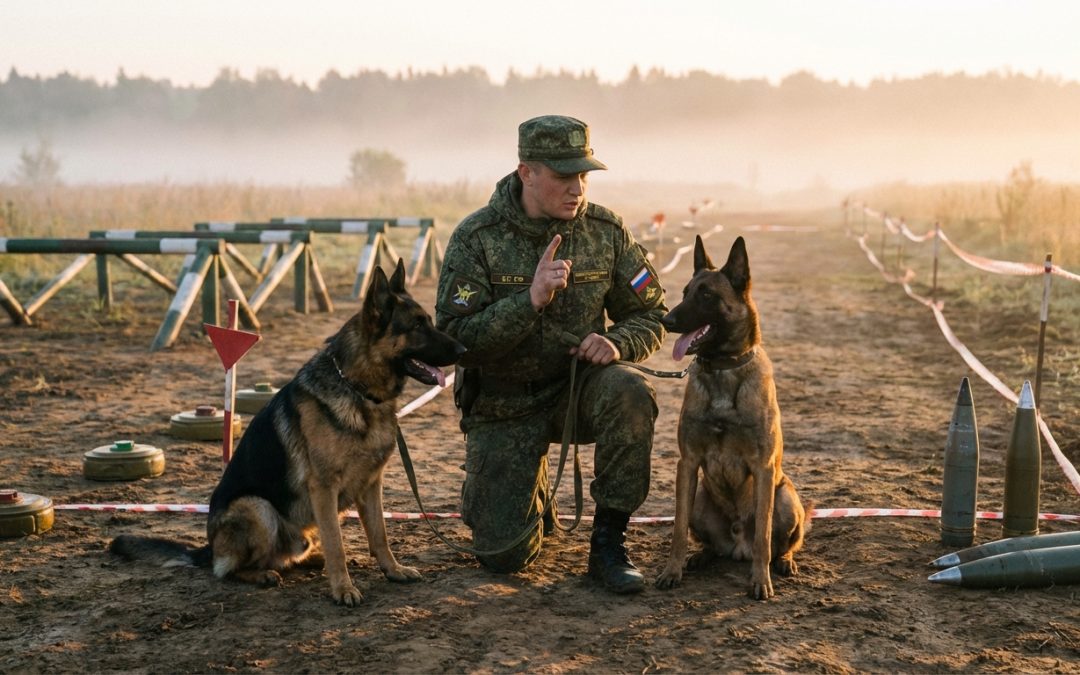 Какие породы собак используют в военных целях?